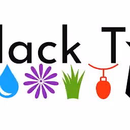 Black Tie logo, Landscaping and lawn care in Gentry, AR