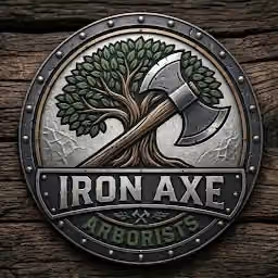Iron Axe Arborists logo, Tree service in Bella Vista, AR