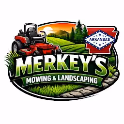 Merkey's Mowing and Landscaping logo, Landscaping and lawn care in Northwest Arkansas